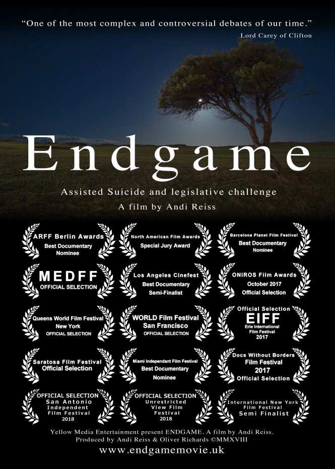 Endgame is a documentary made over 18 months in 2017/8 by independent film maker Andi Reiss. It has been shown, with much praise, at many film festivals and at independent venues. He has now made it available to view on his Vimeo site.